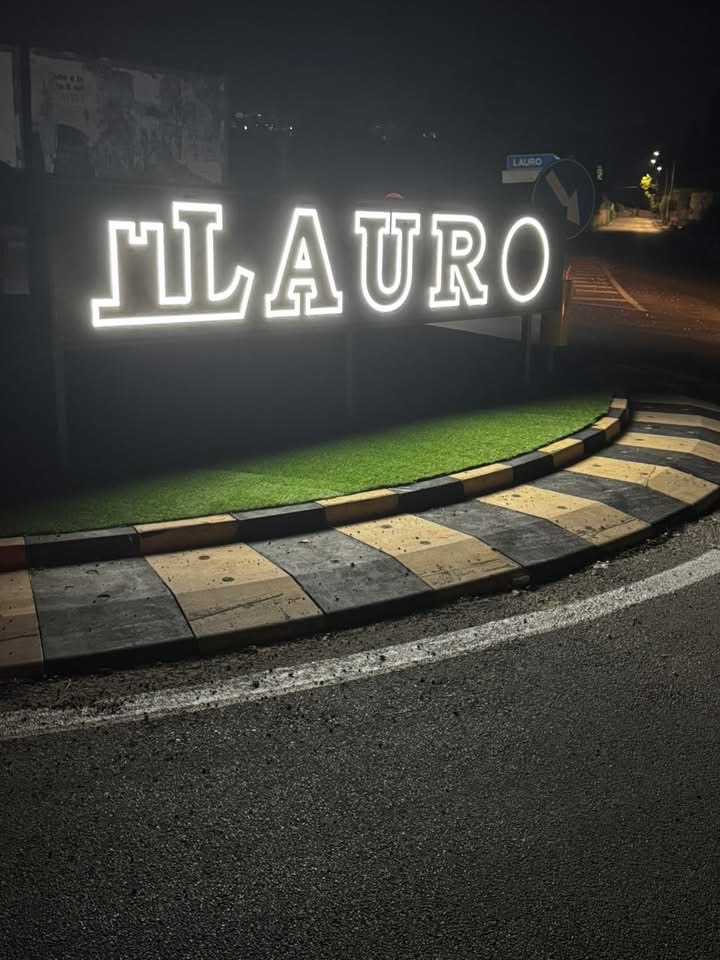 Lauro, completata la nuova rotatoria all’incrocio di San Giacomo