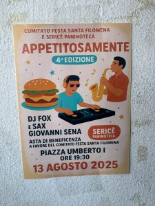 Mugnano del Cardinale, musica e solidarietà per la festa di Santa Filomena