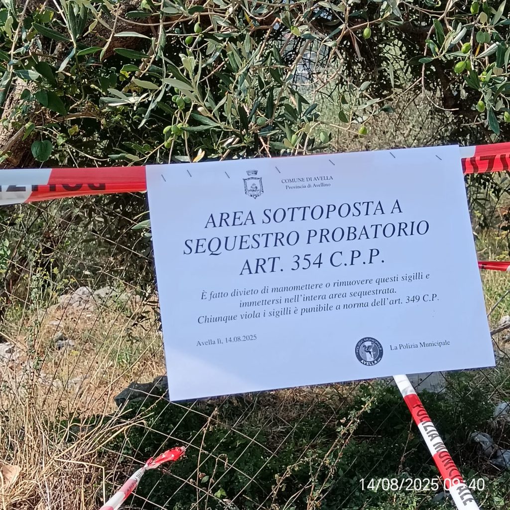 Avella, emergenza rifiuti: sequestri quotidiani ma il fenomeno non si ferma