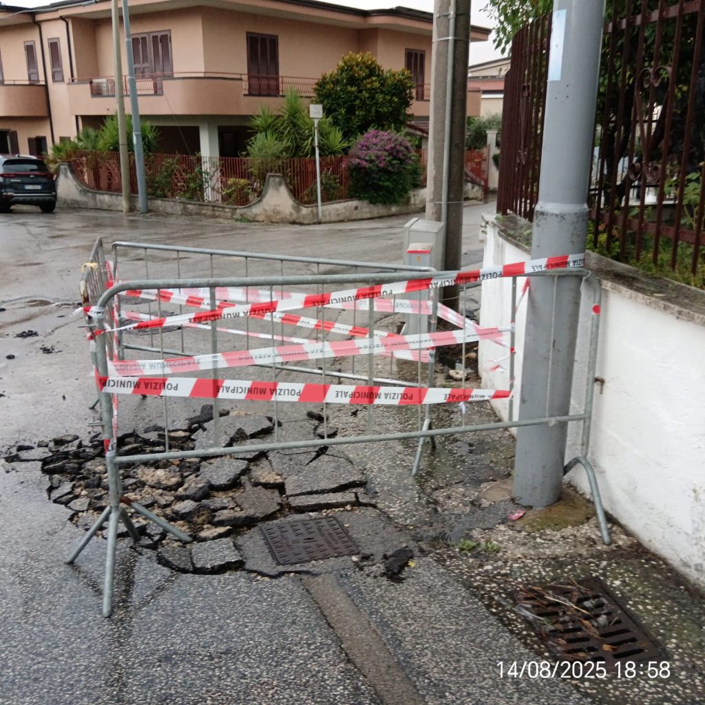 Baianese travolto dalla bomba d’acqua: danni ingenti a strade, fognature e campi