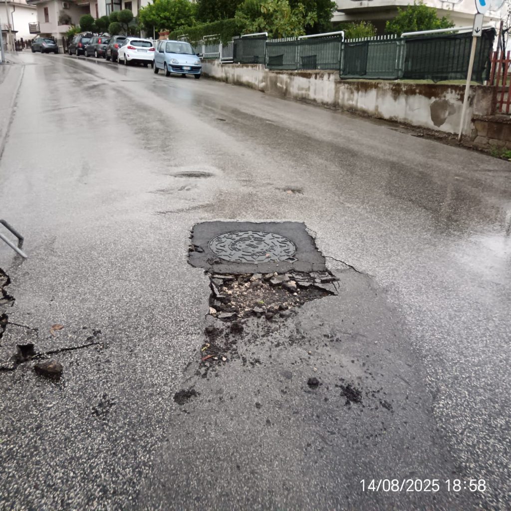 Baianese travolto dalla bomba d’acqua: danni ingenti a strade, fognature e campi