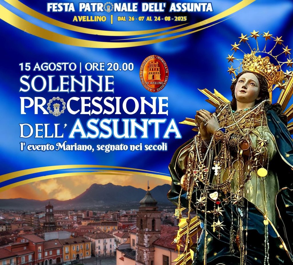 “Avellino si ferma per l’Assunta: fede, tradizione e comunità in corteo”