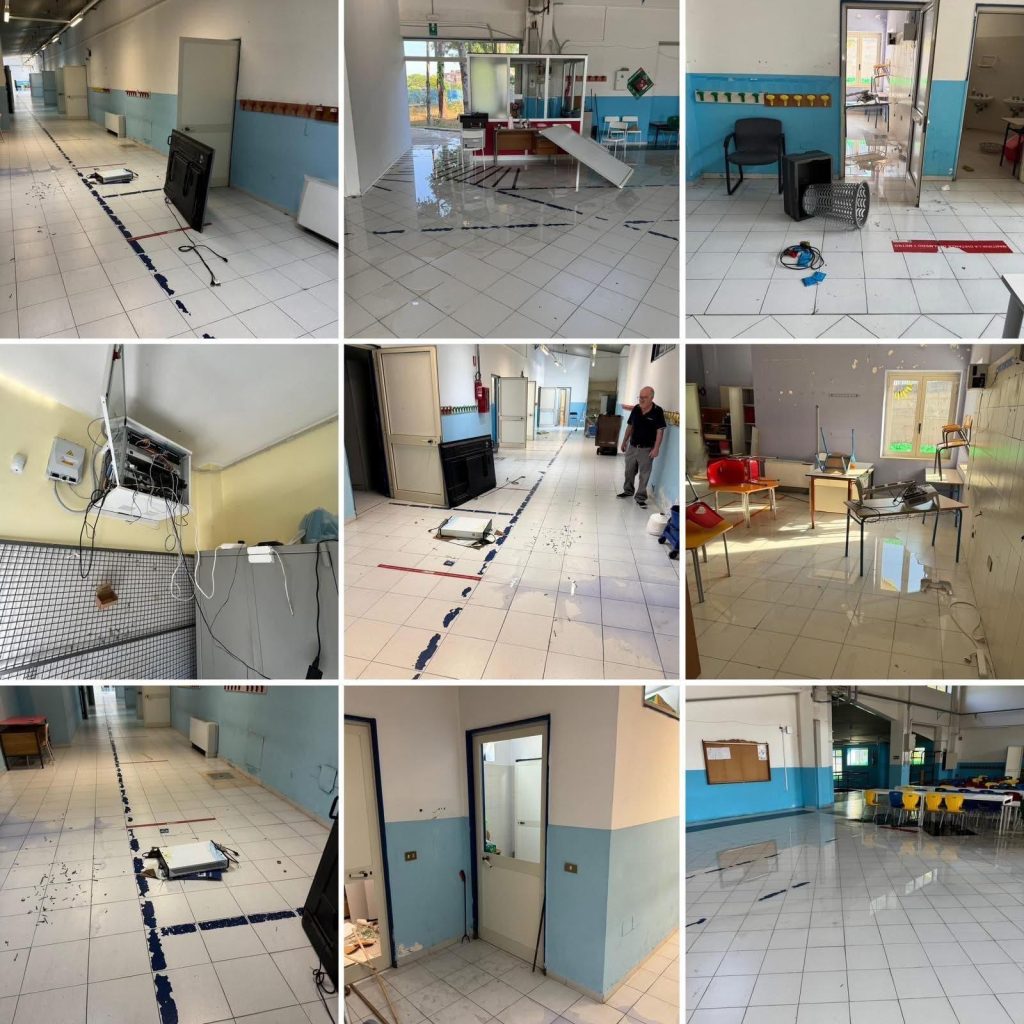 Vandalismo alla scuola “Leonardo da Vinci”, il sindaco: «Ferita per tutta la comunità, ma non strumentalizziamo»