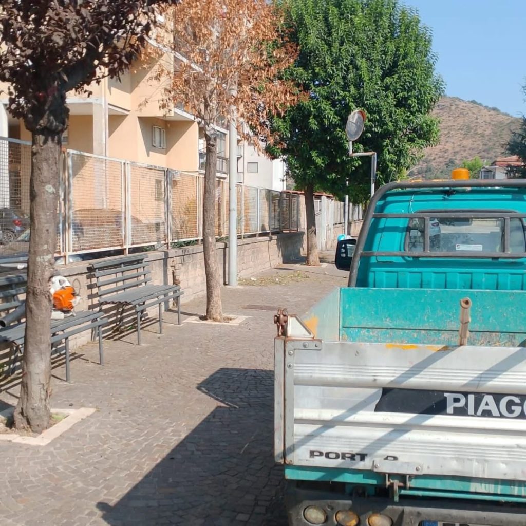 Nocera Superiore: la manutenzione urbana non si ferma neanche ad agosto
