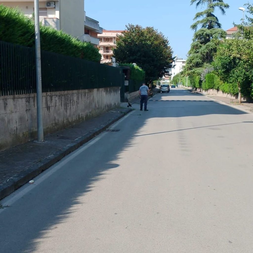 Nocera Superiore: la manutenzione urbana non si ferma neanche ad agosto