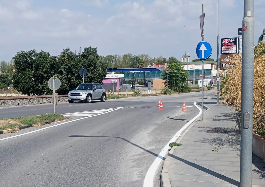 A Sant’Anastasia nuova segnaletica per una viabilità più sicura