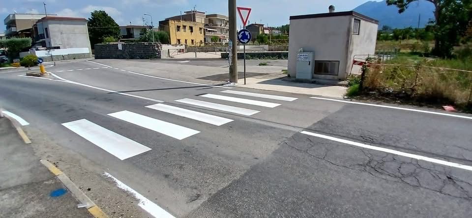 A Sant’Anastasia nuova segnaletica per una viabilità più sicura