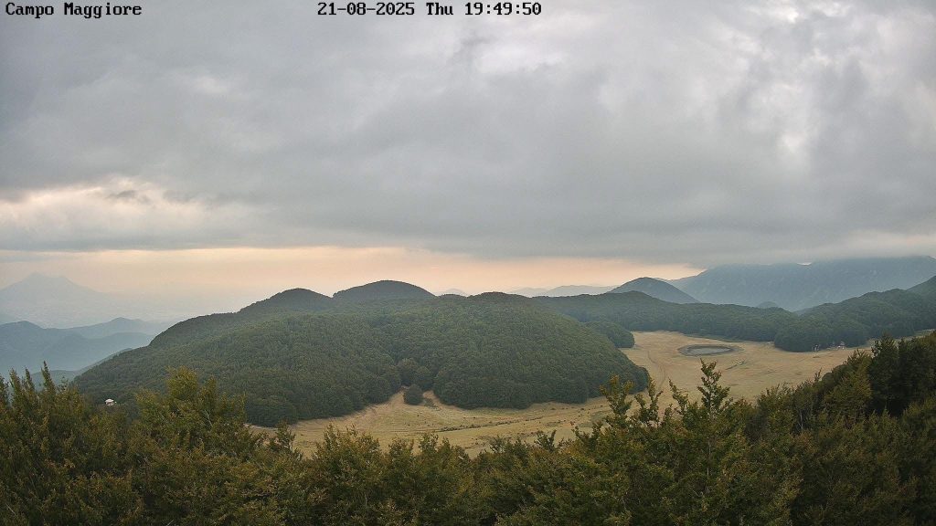 Partenio, cielo coperto ma senza pioggia significativa