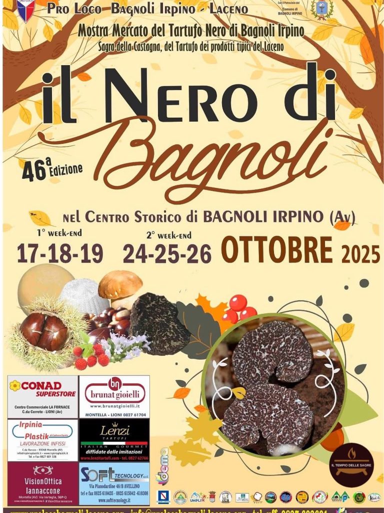 Il Nero di Bagnoli 2025: la festa d’autunno che scalda il cuore dell’Irpinia