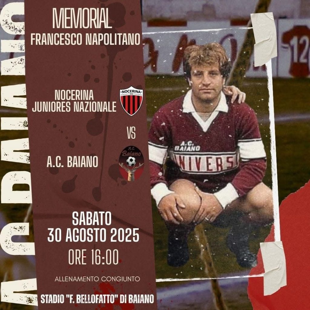 Baiano ricorda Franchino: Memorial Francesco Napolitano