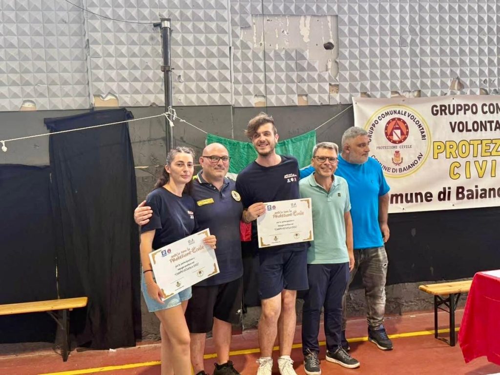 “Baiano, cinque giorni che restano nel cuore: il Campo Scuola della Protezione Civile insegna vita e solidarietà”.(Foto)