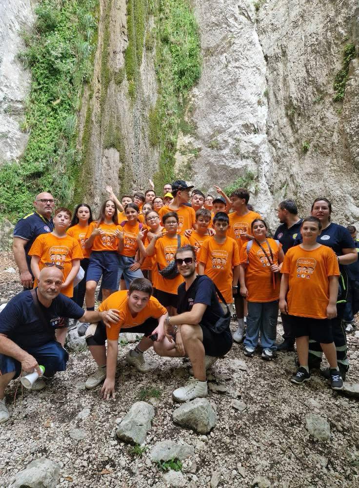 “Baiano, cinque giorni che restano nel cuore: il Campo Scuola della Protezione Civile insegna vita e solidarietà”.(Foto)