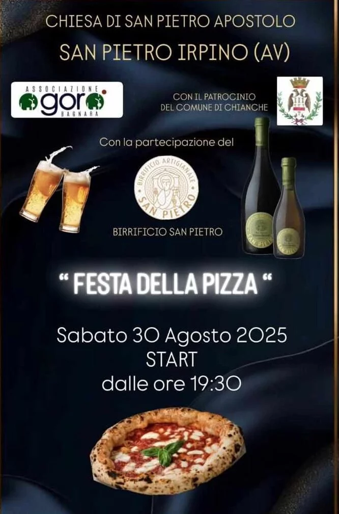 San Pietro Irpino   Chianche. Attesa per la Festa della Pizza in programma il 30 agosto