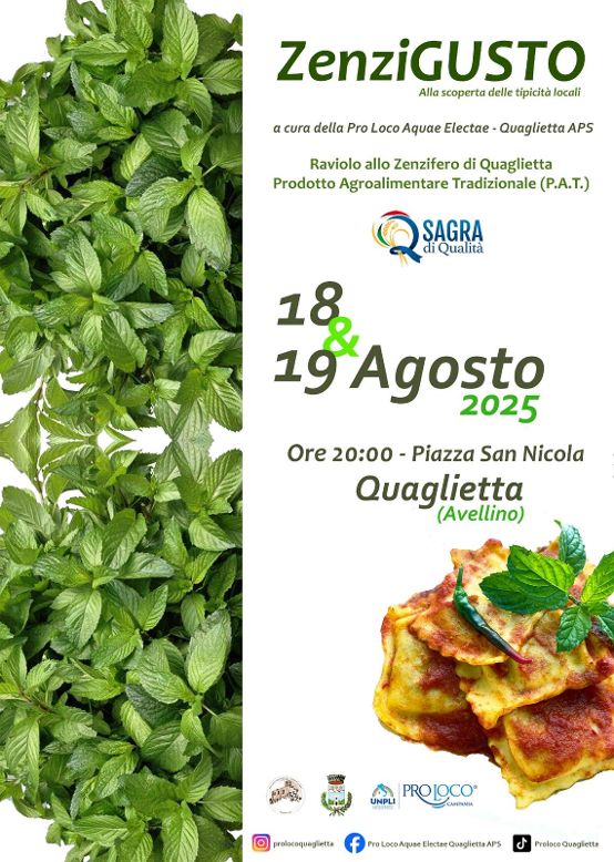 Zenzigusto 2025: Quaglietta celebra il suo zenzifero tra sapori e tradizione