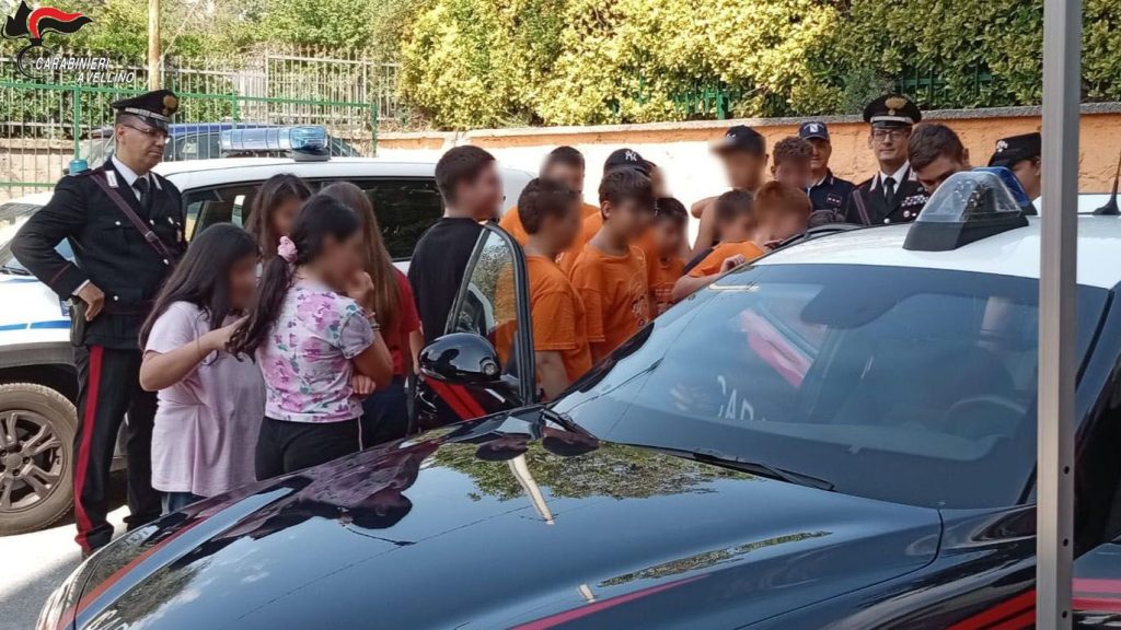 Baiano (AV): i Carabinieri incontrano i giovanissimi volontari della Protezione Civile