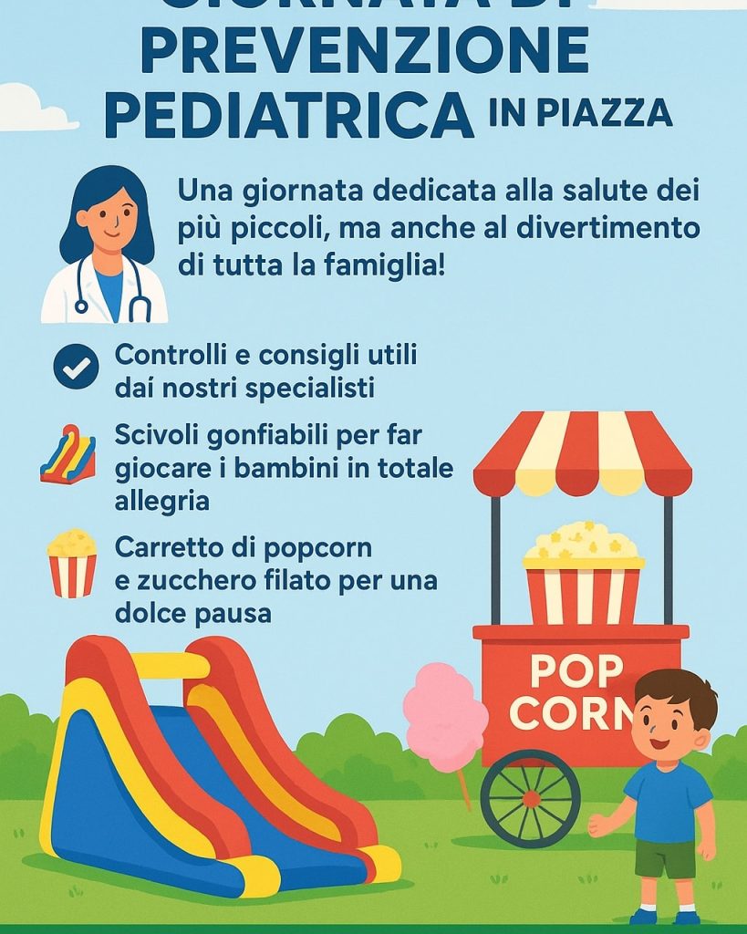 Sirignano celebra la salute dei bambini con la Giornata di Prevenzione Pediatrica in Piazza
