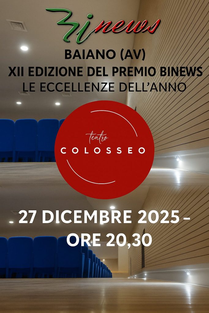 Binews premia le Eccellenze dell’Anno. La 12ª edizione celebra chi si è distinto nel proprio settore