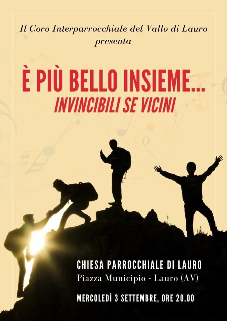 Lauro, la musica che unisce: il Coro Interparrocchiale porta in scena la IX edizione del concerto estivo Lauro, la musica che unisce: il Coro Interparrocchiale porta in scena la IX edizione del concerto estivo