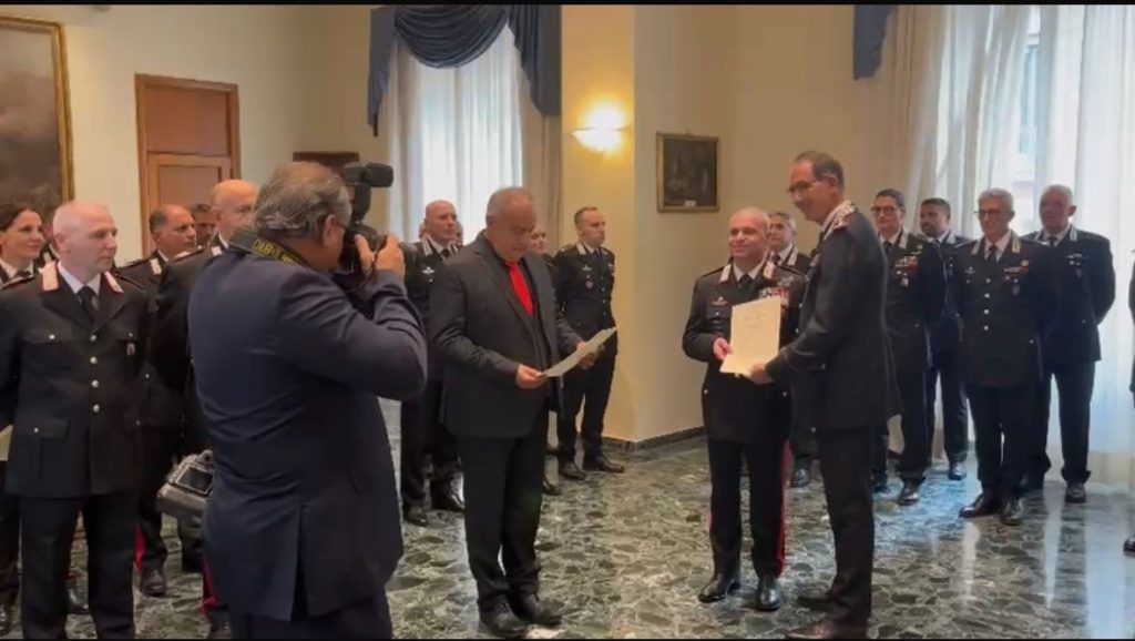 Due carabinieri irpini insigniti di encomio solenne: premiati Michele Conte e Dario D’Ambrosio