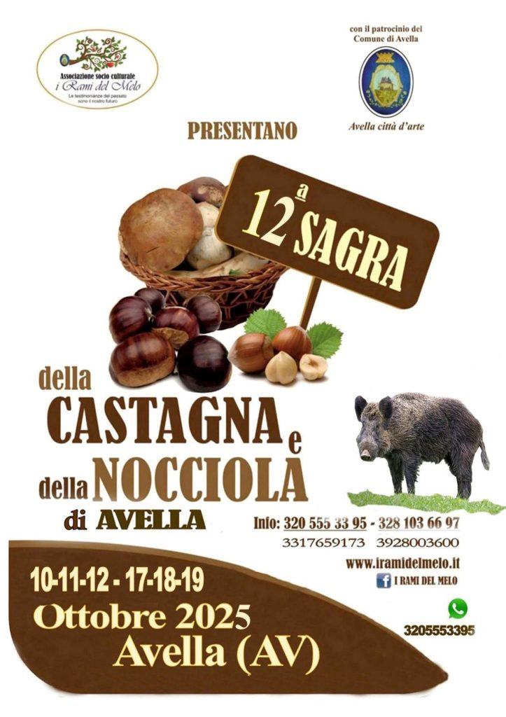 La 12ª Sagra della Castagna e della Nocciola di Avella: un viaggio tra sapori, tradizione e cultura