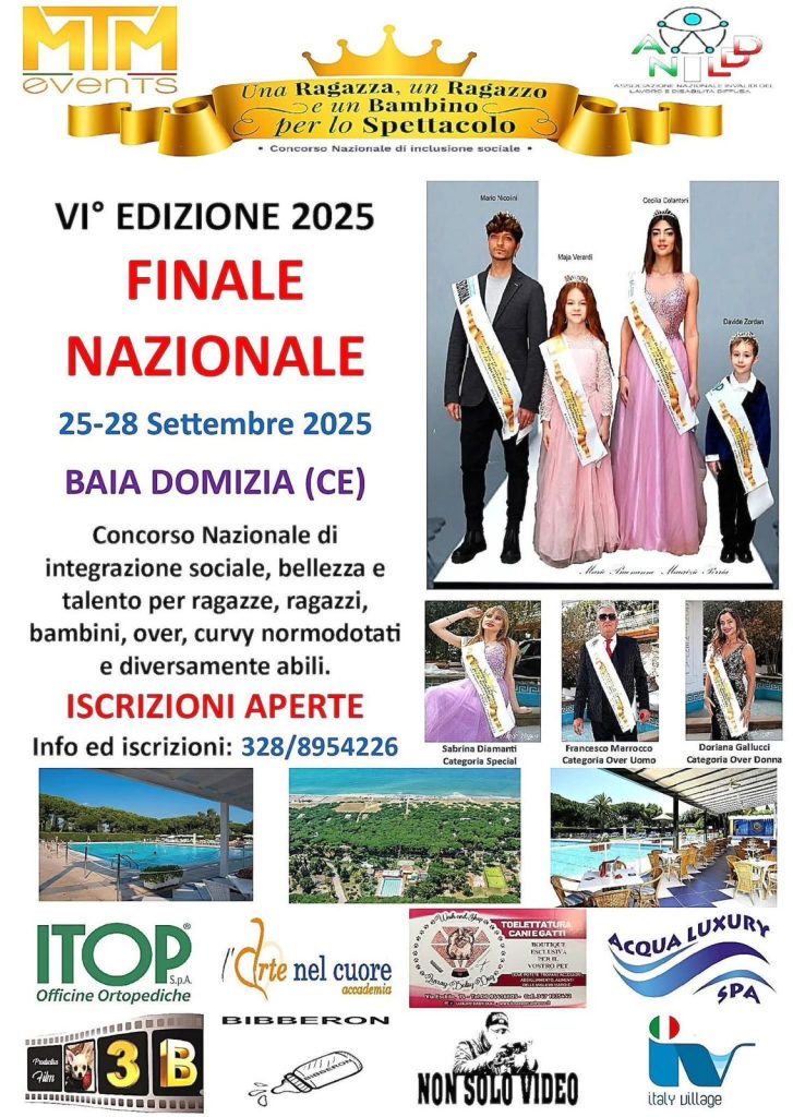 Una Ragazza, un Ragazzo e un Bambino per lo Spettacolo – VI Edizione 2025