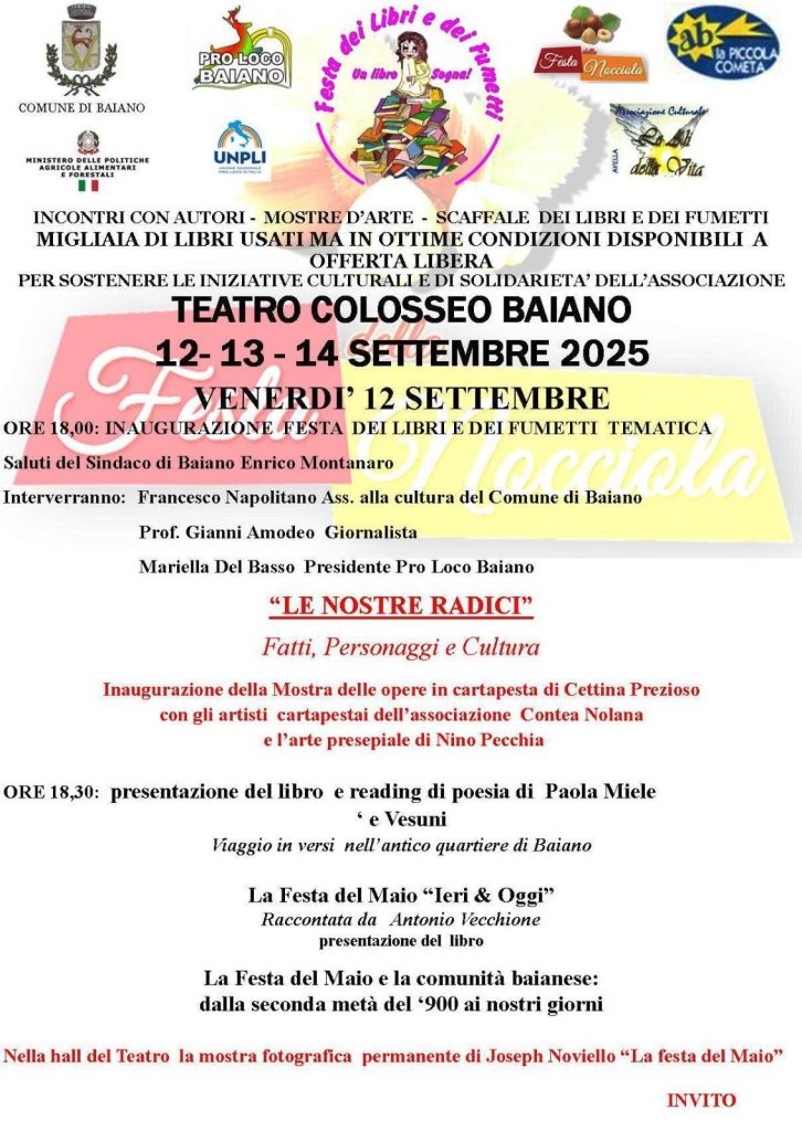 BAIANO. La Festa del Maio tra tradizione e innovazione: incontro e presentazione del libro di Paola Miele