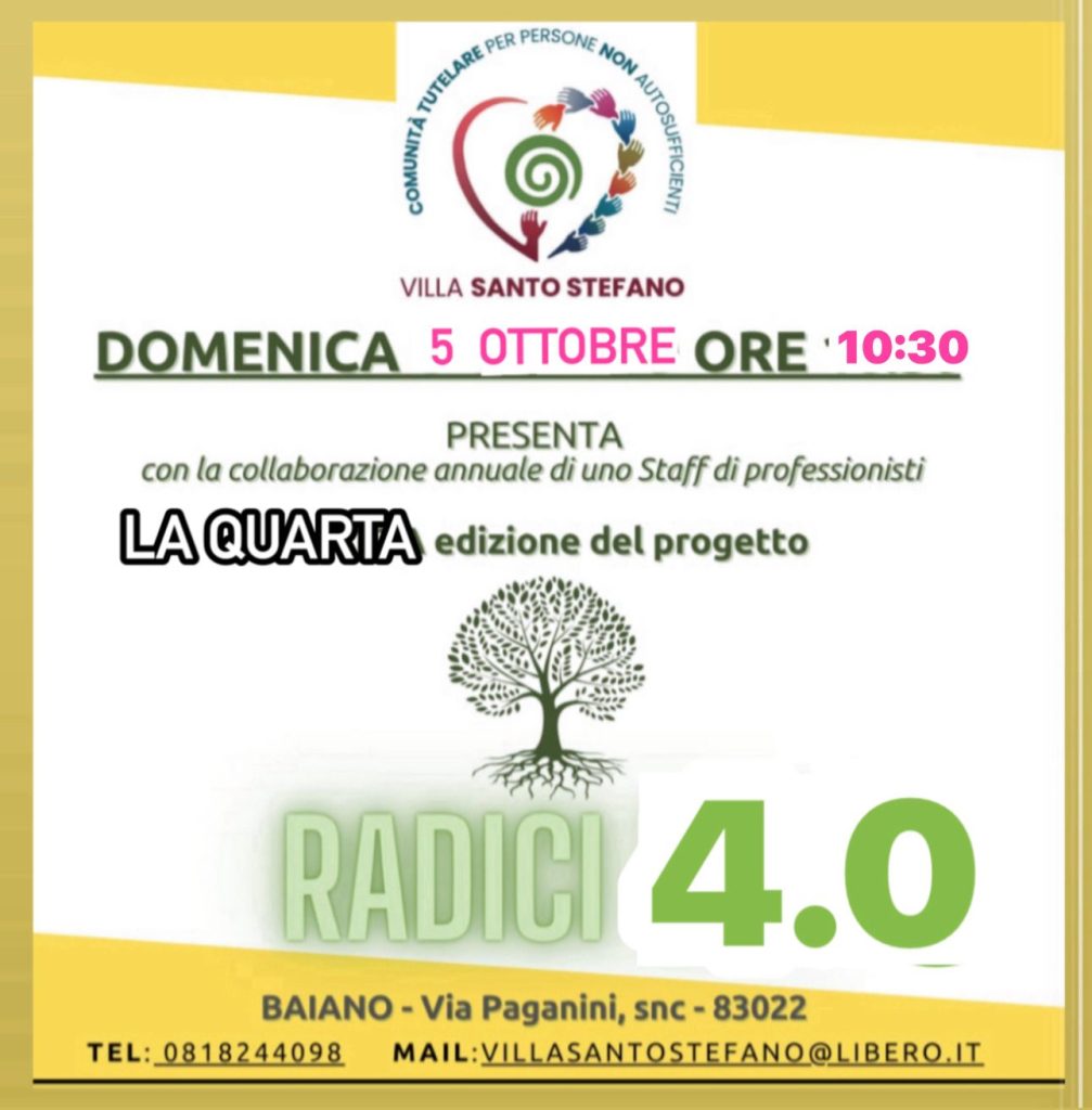 Baiano, al via la quarta edizione di “Radici”: festa dei nonni e nuove terapie per il benessere della terza età