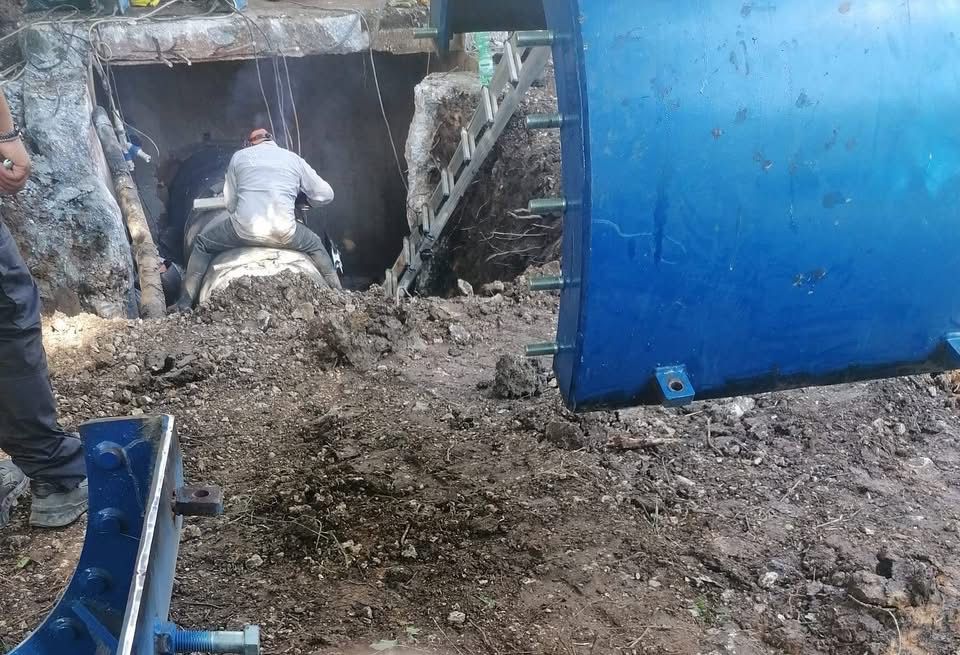 Cassano Irpino, corsa contro il tempo per riparare la condotta adduttrice