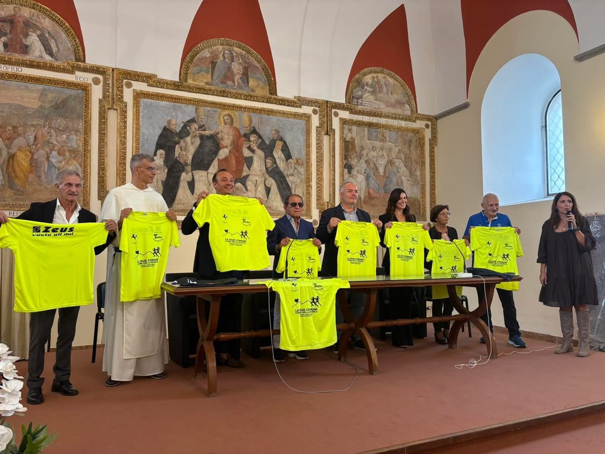 La “Due Comuni” unisce Sant’Anastasia e Somma Vesuviana: sport, solidarietà e fede per Telethon