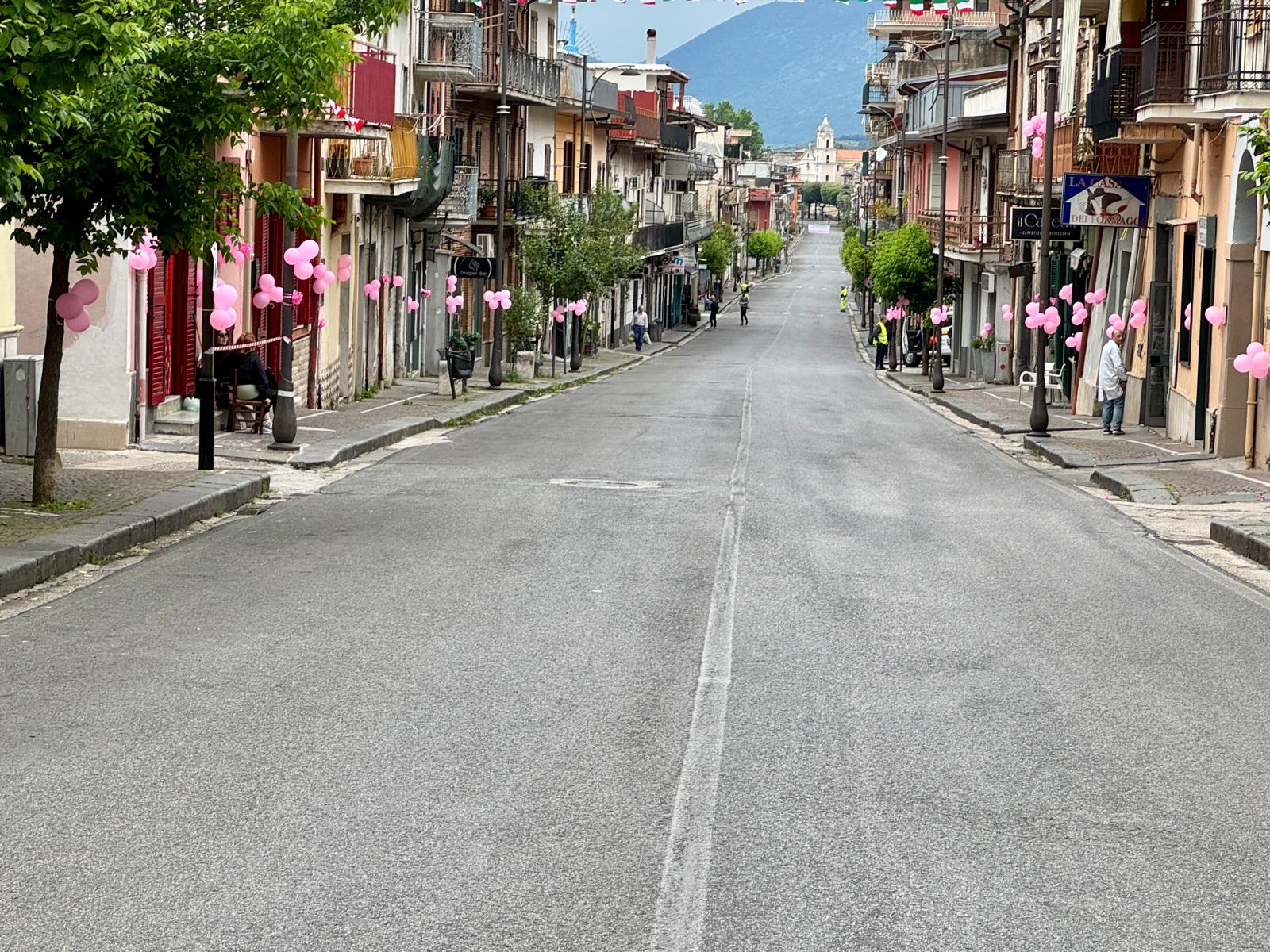 Mugnano del Cardinale: Giro Mediterraneo in Rosa, stop alla sosta: strade chiuse venerdì pomeriggio
