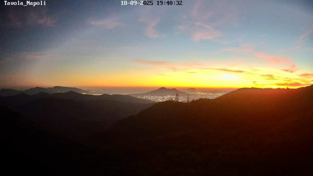 MVOBSV Montevergine Observatory: raffiche di grecale fino a 48 nodi e visibilità eccezionale fino a Ventotene