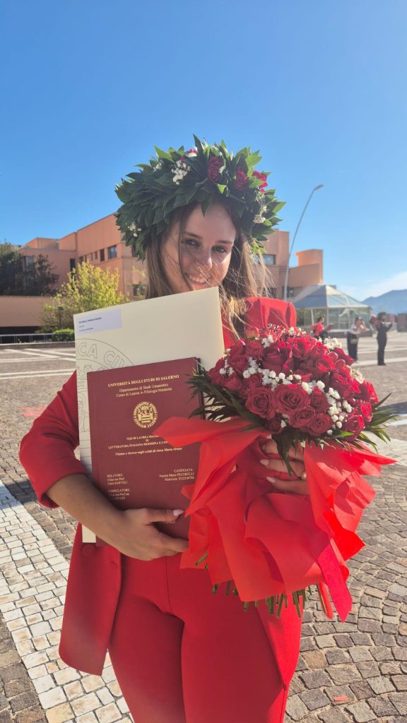 Un traguardo luminoso: congratulazioni a Nunzia Pecorelli, nuova dottoressa magistrale con 110 e Lode