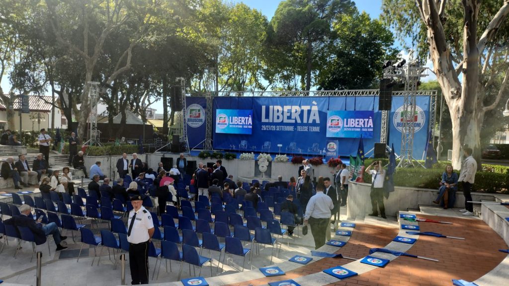 Forza Italia a Telese Terme, seconda giornata della convention “Libertà”: focus su innovazione, energia e crescita