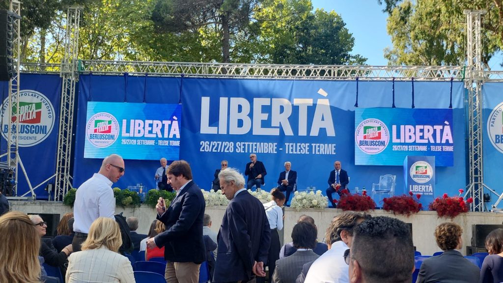 Forza Italia a Telese Terme, seconda giornata della convention “Libertà”: focus su innovazione, energia e crescita
