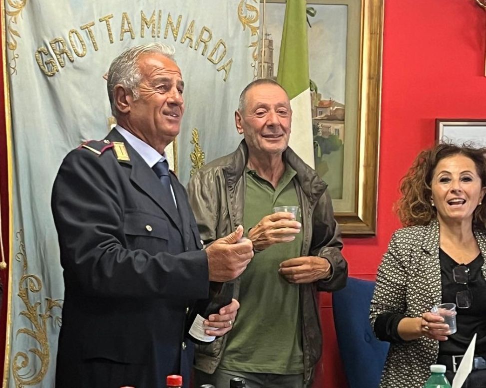 Grottaminarda, va in pensione il Maresciallo Saverio Mustone: 25 anni al servizio della comunità
