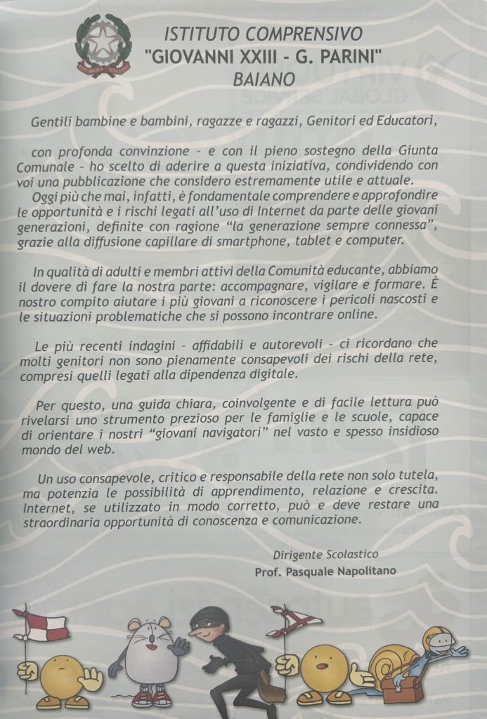 Avanti tutta…: consegnati i volumi agli studenti dell’IC Giovanni XXIII G. Parini di Baiano e Sperone per un’educazione digitale sicura e responsabile
