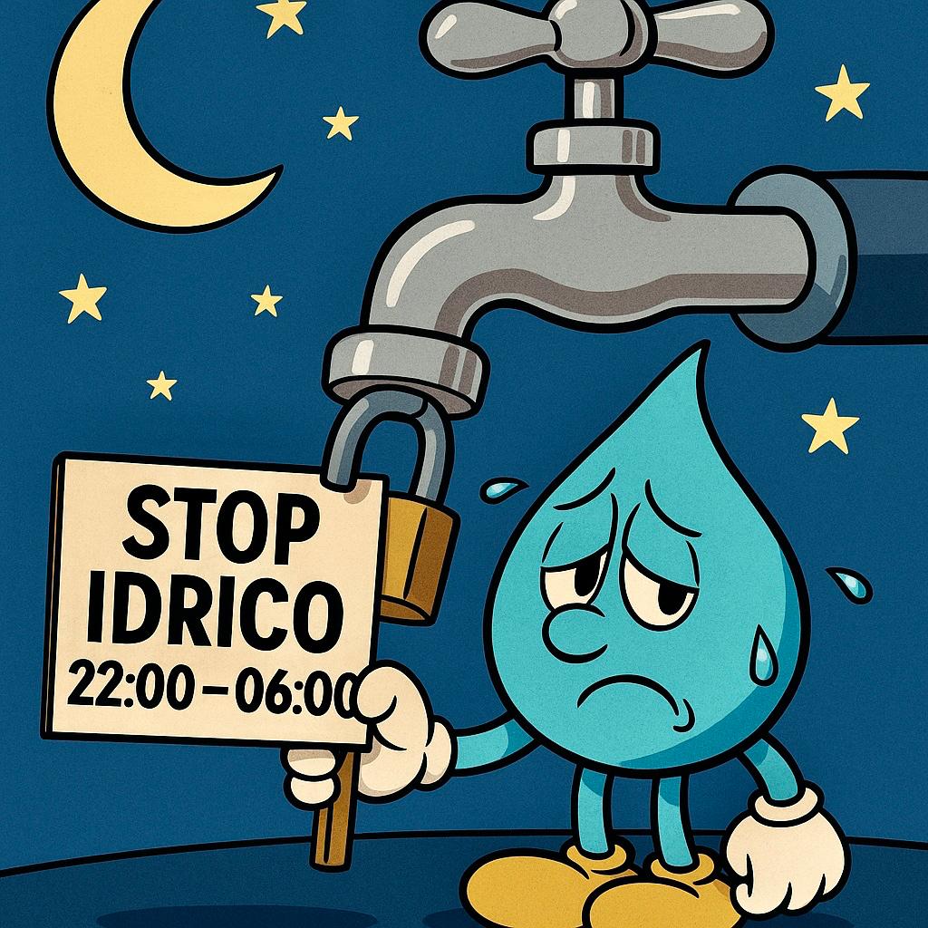 Irpinia, stop notturno all’acqua in 11 comuni: Alto Calore annuncia chiusura dalle 22 alle 6