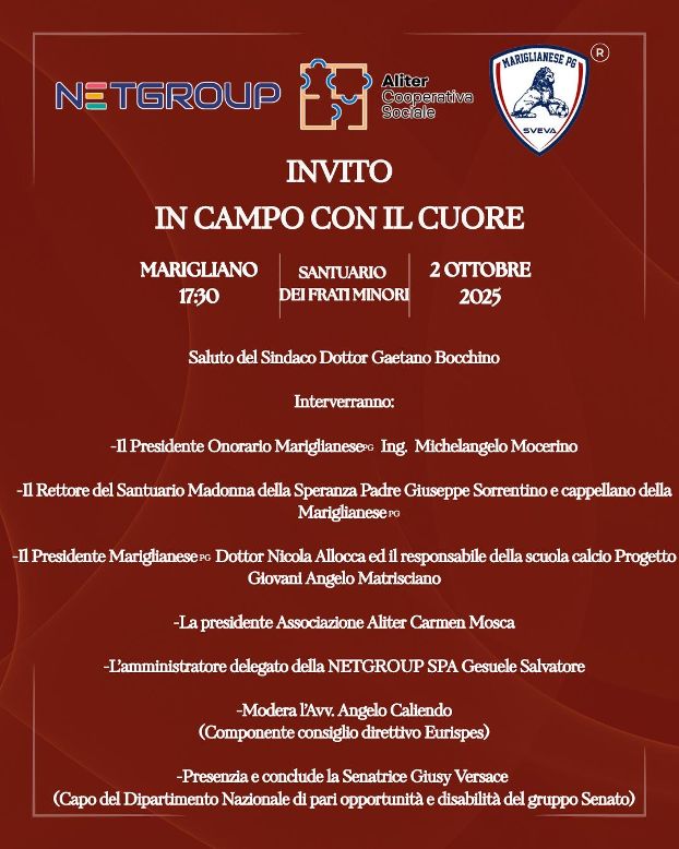 Marigliano, un progetto di calcio inclusivo per bambini con Disturbo dello Spettro Autistico