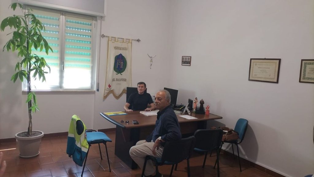 Avella – Inaugura la nuova sede della Misericordia e presenta la nuova ambulanza per il Baianese