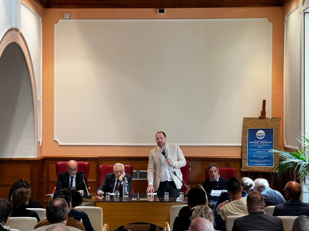 Tempi Nuovi   Popolari Uniti, inaugurata la nuova sede a via Cassitto 4: l’appello di Gargani all’unità. VIDEO