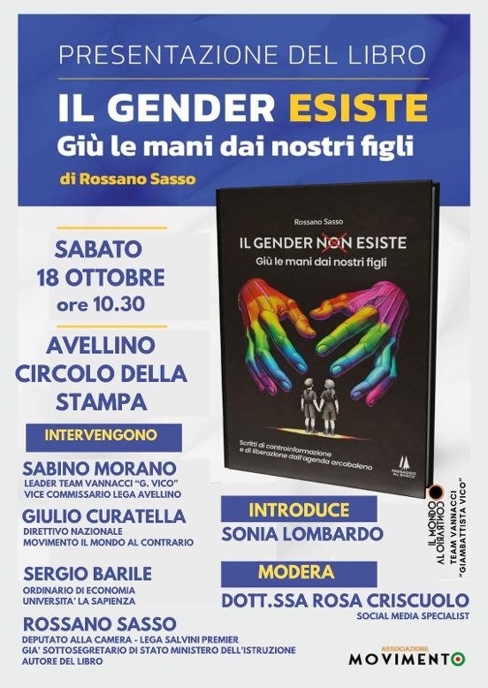 Morano presenta il libro di Rossano Sasso ad Avellino