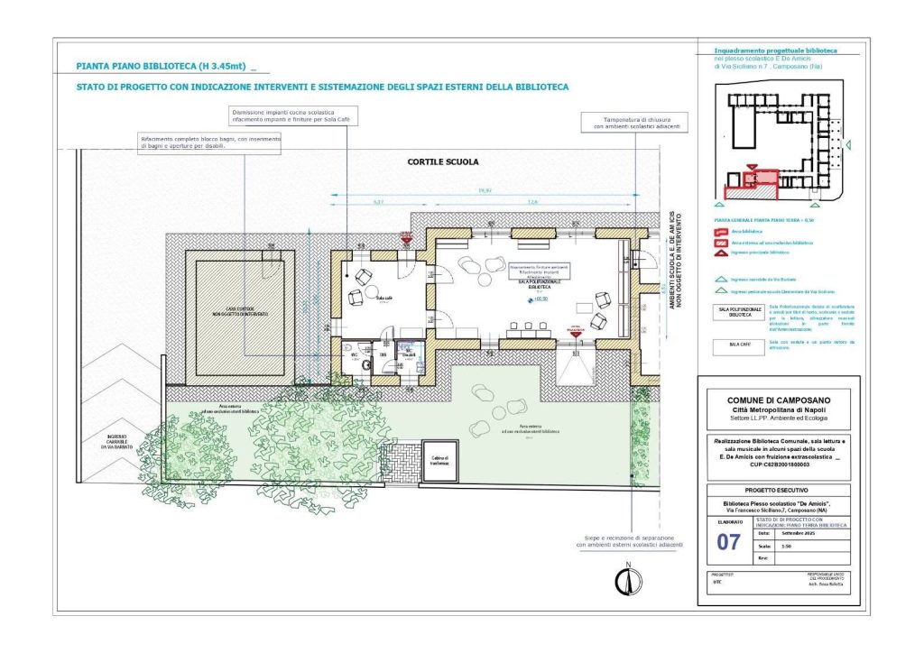 Camposano avrà la sua biblioteca comunale: uno spazio di cultura e socialità