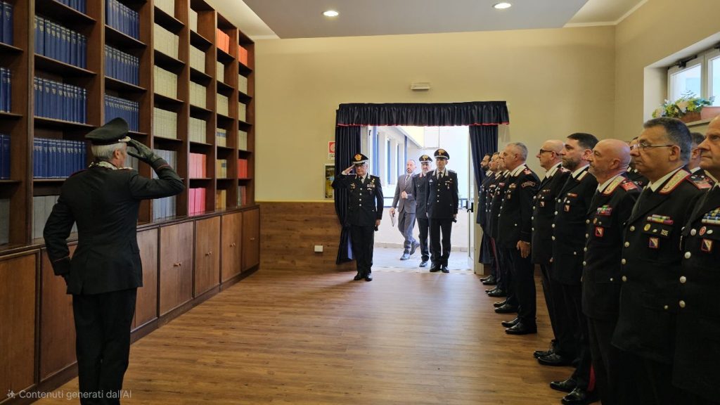 Avellino   Il Comandante Interregionale “Ogaden”, Gen. C.A. Nicola Massimo Masciulli, in visita al Comando Provinciale dei Carabinieri