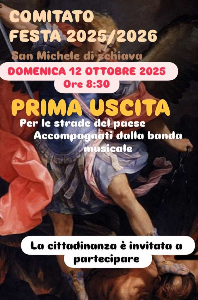 Nasce il nuovo Comitato Festa di Schiava: entusiasmo e unità per far rinascere la tradizione di San Michele Arcangelo