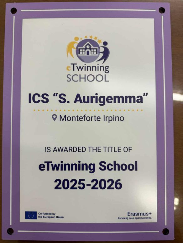LIc Aurigemma di Monteforte premiato con il riconoscimento e Twinning, sempre più protagonista nel segno di una dimensione europea dellistruzione