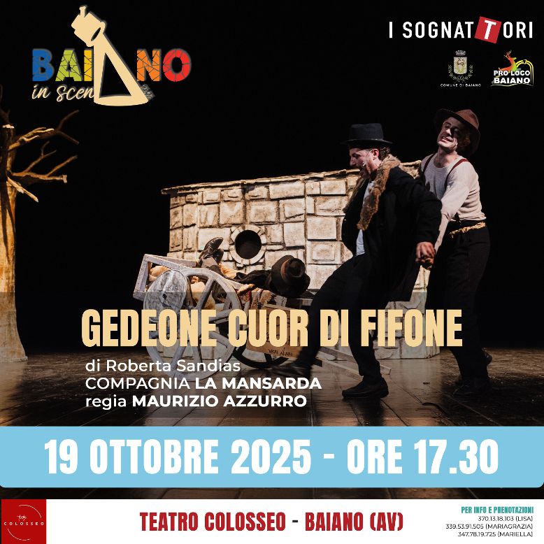 Parte “Baiano in Scena”: teatro, emozioni e una mostra dedicata a Maradona