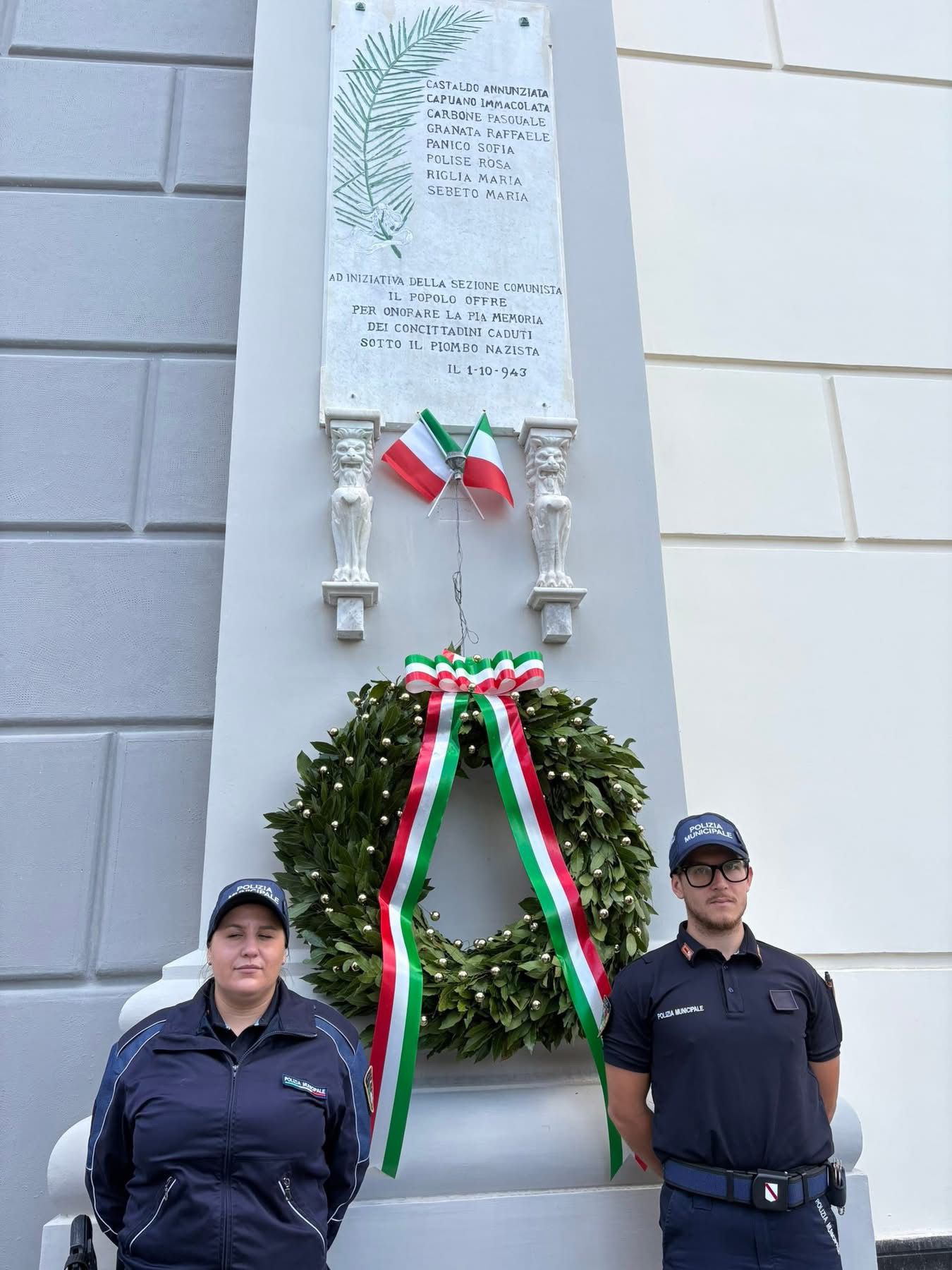 Sant’Anastasia ricorda le vittime civili del 1° ottobre 1943