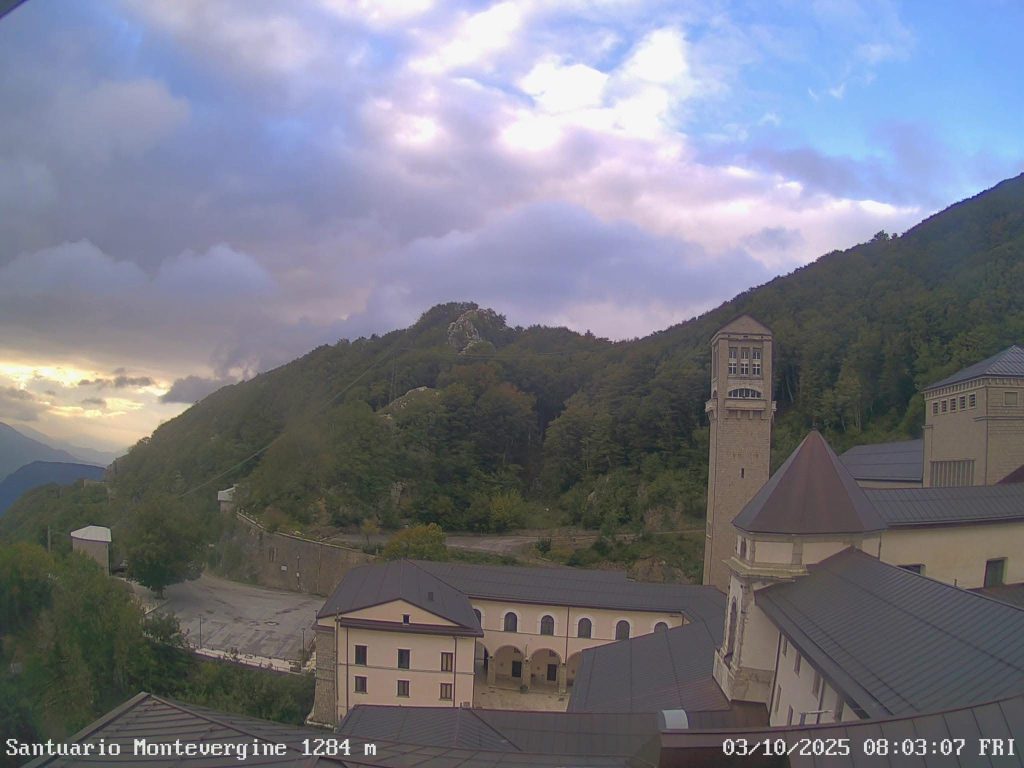 Irpinia, aria d’inverno sul Partenio: fiocchi in quota e temperature in calo