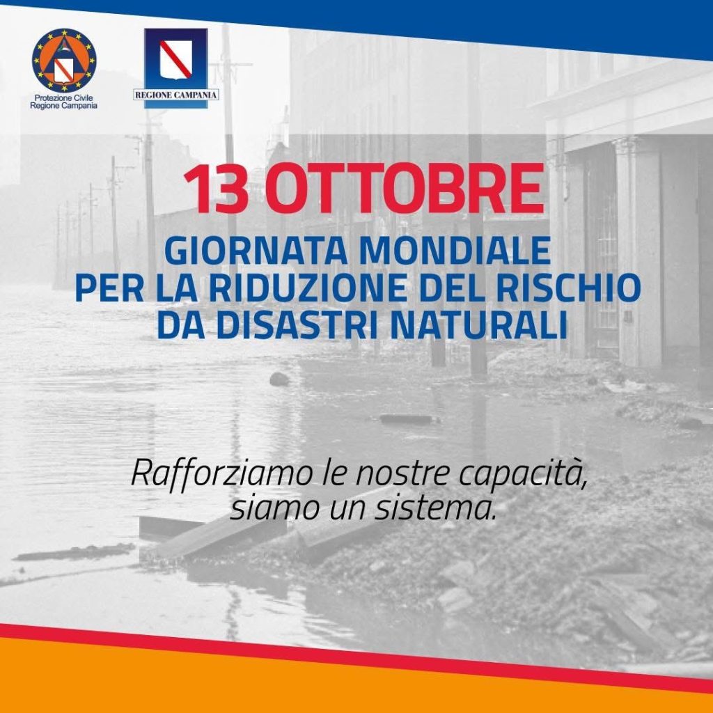 13 ottobre – Giornata mondiale per la riduzione del rischio da disastri naturali