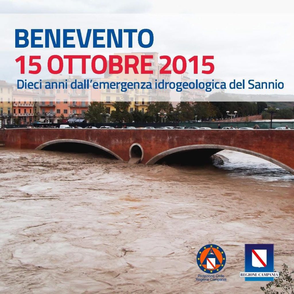 Benevento, dieci anni dopo l’alluvione del 2015: la forza della memoria e la cultura della prevenzione Benevento, dieci anni dopo l’alluvione del 2015: la forza della memoria e la cultura della prevenzione